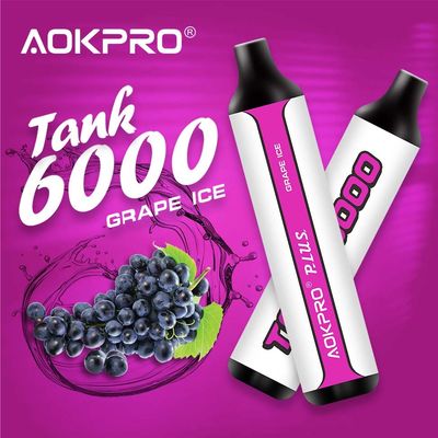 Πάγος 6000 μίας χρήσης φραγμός Vape σταφυλιών Hyde ε-χυμού Vape 15ml 3% ριπών