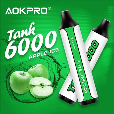 Στόμα--πνεύμονας 6000 αρωματικές Vape ριπών μίας χρήσης 15ml μάνδρες Vape