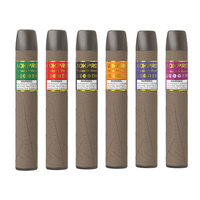 Νικοτίνης 2% μίας χρήσης μάνδρα 400mAh Vape συσκευών νικοτίνης αλατισμένη