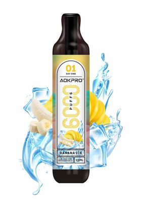 50mg/ML μίας χρήσης συσκευές MTL Vape νικοτίνης αλατισμένες	Δεξαμενή 6000 υπο--ωμ ριπή