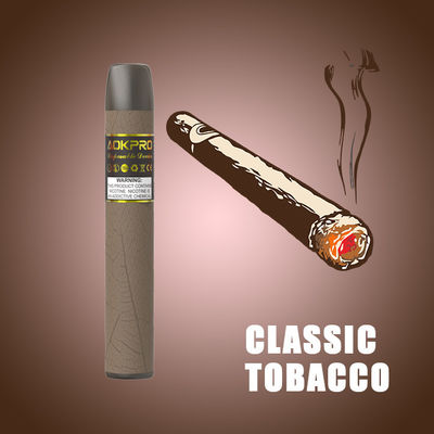 Αλατισμένο μίας χρήσης Vape ηλεκτρονικό πούρο 1.6ohm νικοτίνης 3% 30mg
