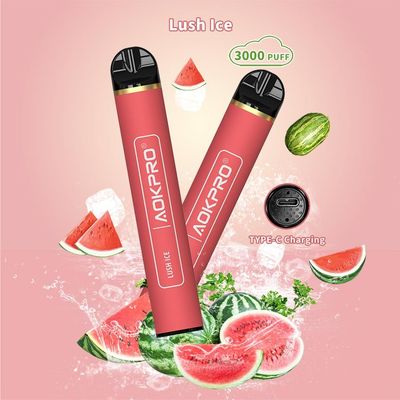 600mAh επανακαταλογηστέος 3000 φραγμός νεραιδών καρπουζιών Eliquid 8ml φραγμών ριπών