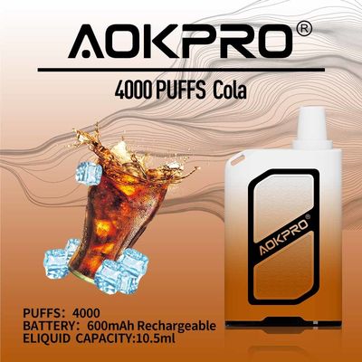 MTL 4000 μίας χρήσης μάνδρα 600mAh επανακαταλογηστέο usb-γ Vape ριπών