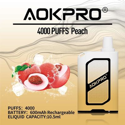 15ml 4000 ριπών μίας χρήσης Vape νεραιδών νικοτίνη λοβών 30mg φραγμών μίας χρήσης