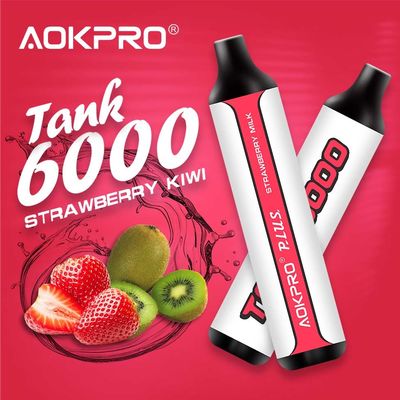 SS PCTG 6000 μίας χρήσης φράουλα 15ml ακτινίδιων φραγμών ριπών Vape ριπών που γεμίζεται εκ των προτέρων