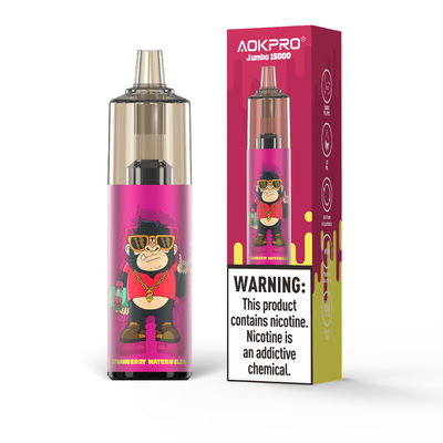 Το CE ROHS της FCC αρωμάτισε μίας χρήσης Vapes 15000 επανακαταλογηστέα συσκευή ριπών