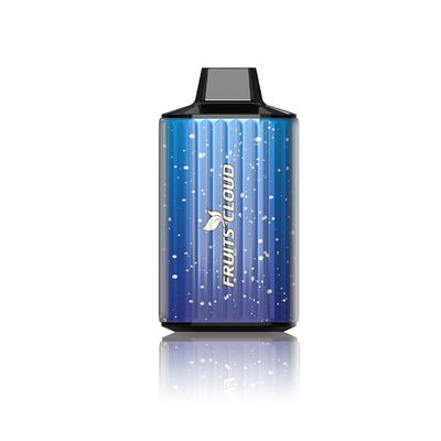 Μπλε βαμβακιού κρύσταλλο 9000 Vape οθόνης PC PCTG έξυπνο μίας χρήσης λοβός ριπών